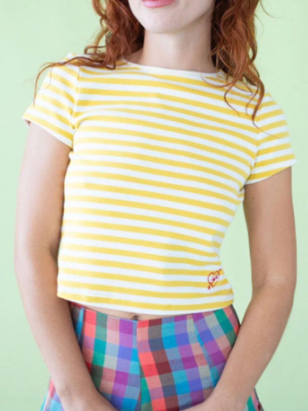 Jude Tee Lisa Says Gah - Lemon Stripe - SMALL ONLY - Picture 4 of 5